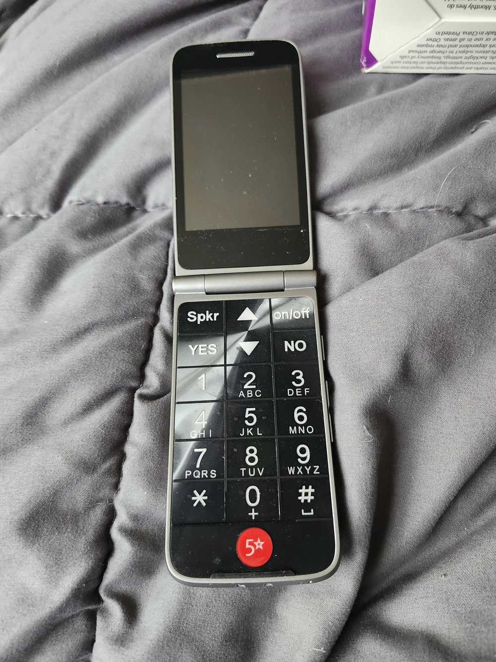 Jitterbug Flip Cell Phone - Silver